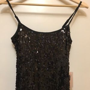 NWT F21 sequin Mini dress with bottom fringe